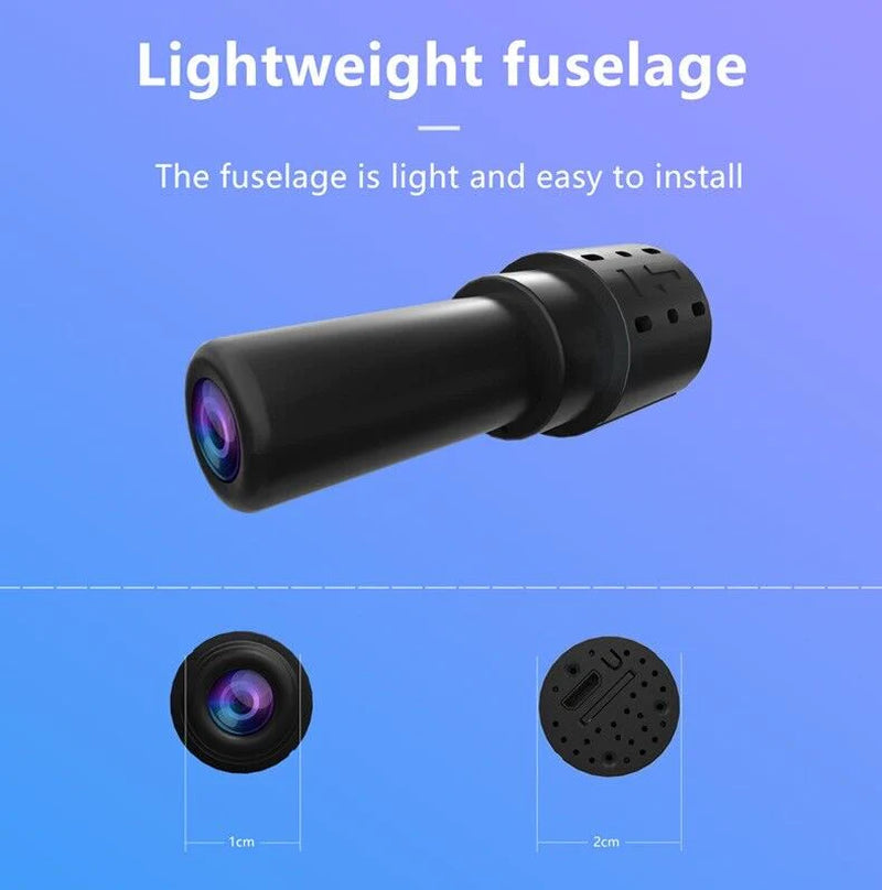 StealthEye 4K Mini Camera - WiFi Pinhole Cam with Real-Time Monitoring - Pinhole security camera Readi Gear