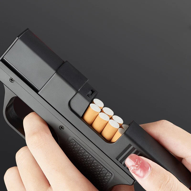 Windproof Metal Turbo Gas Lighter - Welding Gun & Cigarette Box - Metal lighter Readi Gear