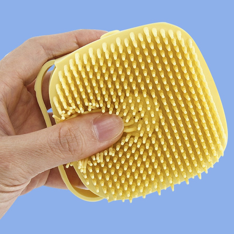 PupSpa Silicone All-in-One Bath Brush & Massager - Dog grooming bath brush Readi Gear