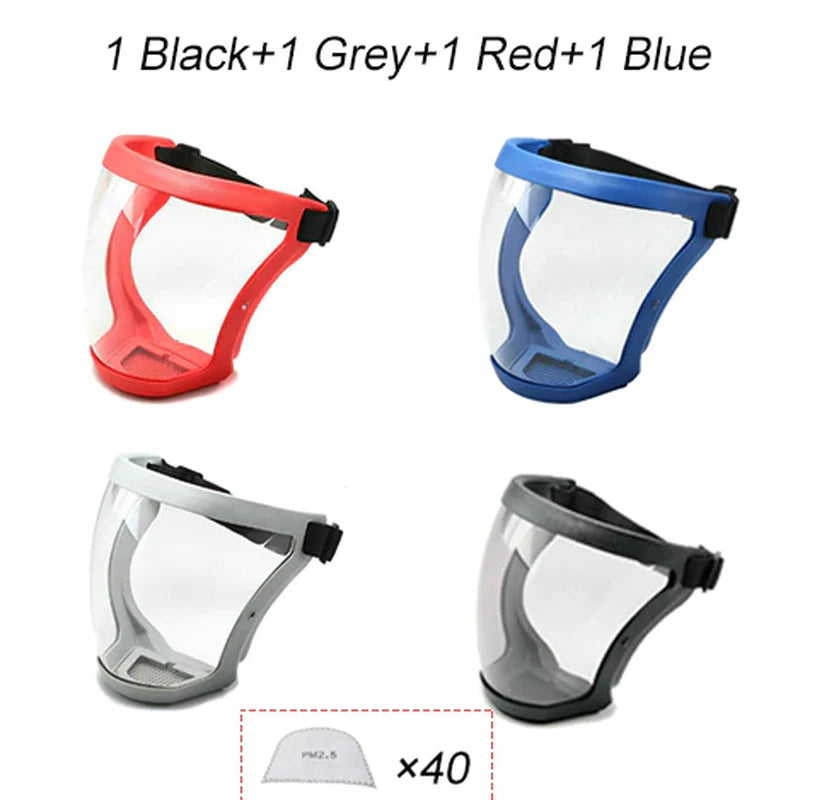 ClearGuard Full Face Shield - Anti-Fog Virus Protection Mask - Face shield Readi Gear