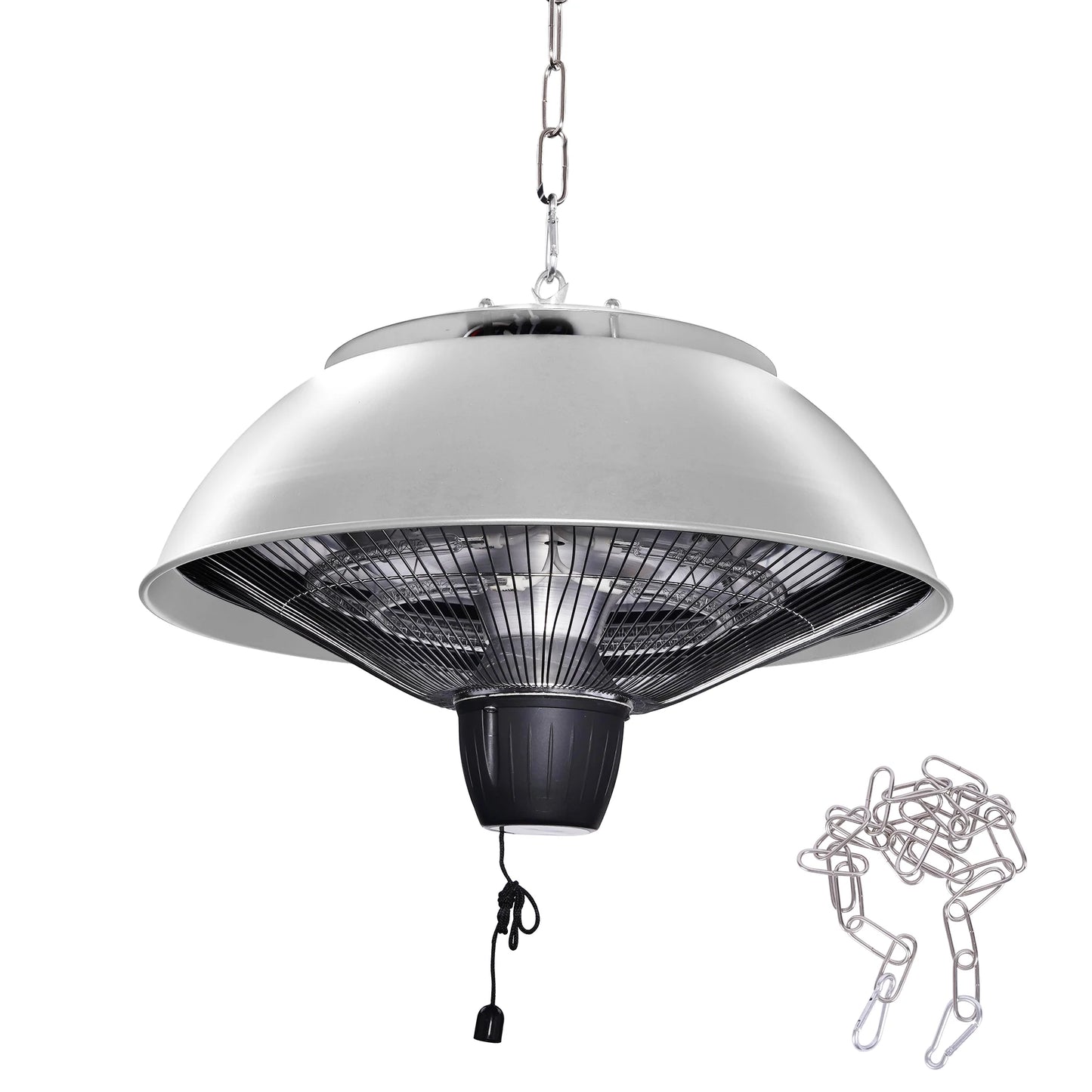 CozyGlow 1500W Indoor/Outdoor Hanging Patio Heat Lamp - Hanging patio heater Readi Gear