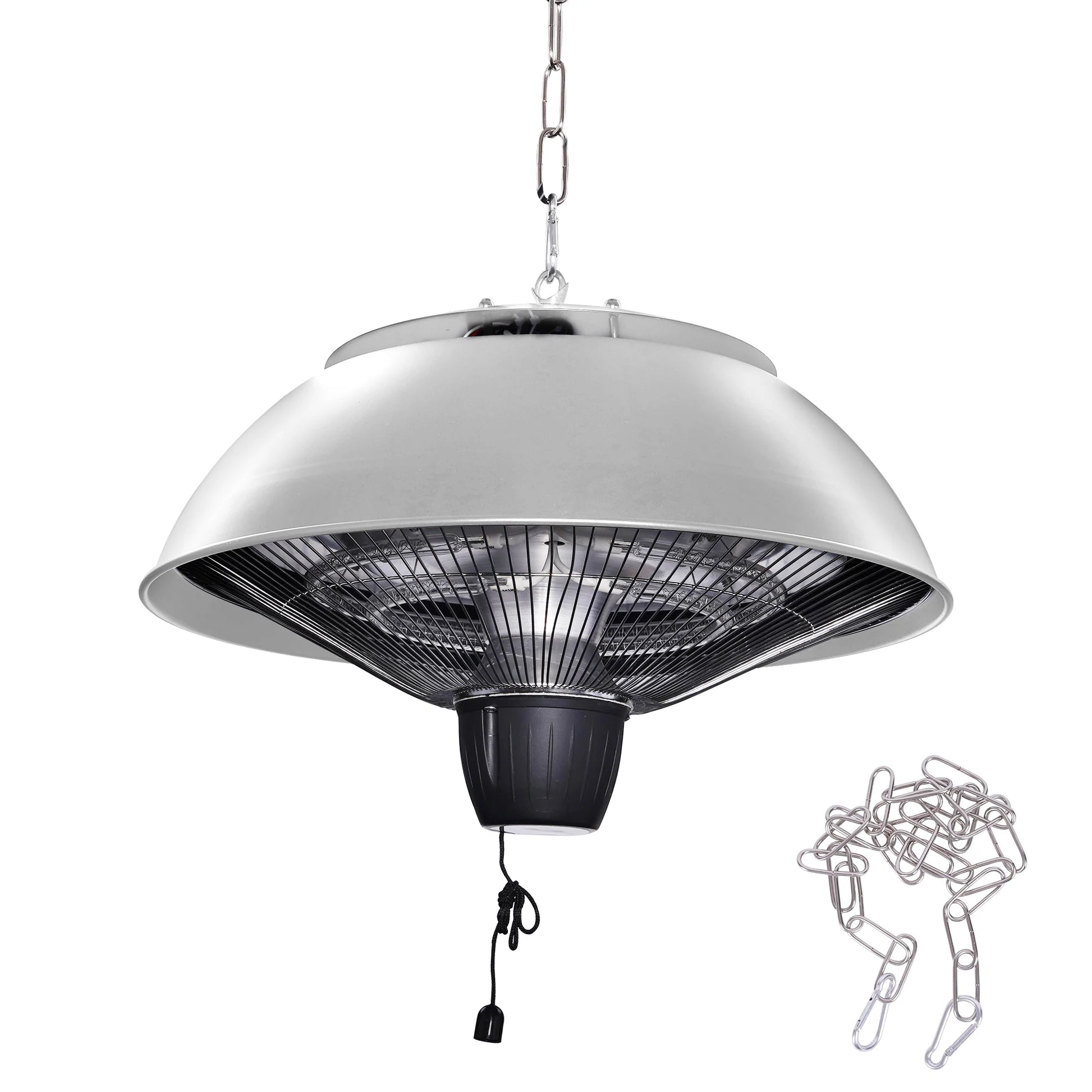 CozyGlow 1500W Indoor/Outdoor Hanging Patio Heat Lamp - Hanging patio heater Readi Gear