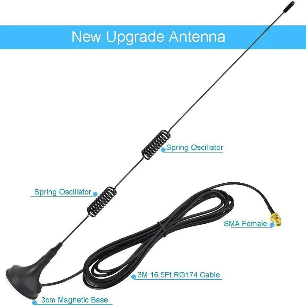 MaxReach Baofeng-Compatible Antenna – Car Mount, Extended Range - radio antenna Readi Gear