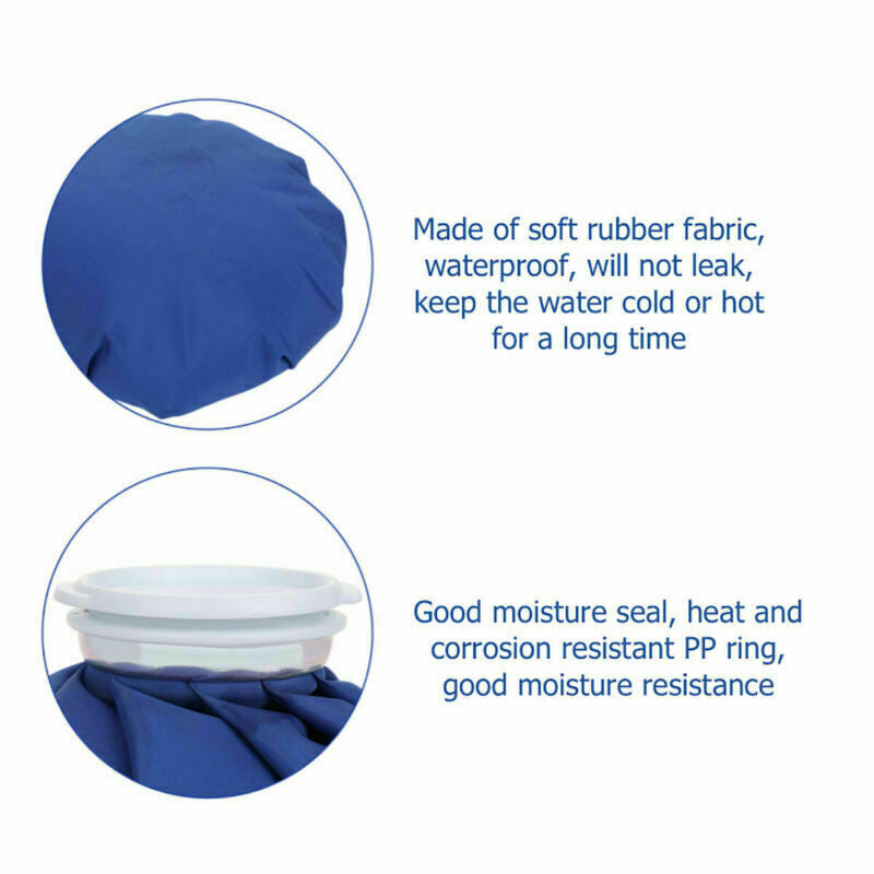 Premium Ice Bag Packs - 3 Pack Hot & Cold Therapy for Pain Relief