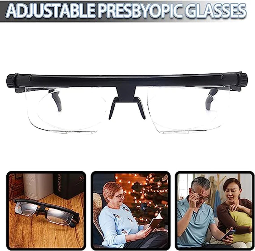 VisionMaster Dial Adjustable Glasses: Variable Focus Eyewear for Any Distance - Readi Gear
