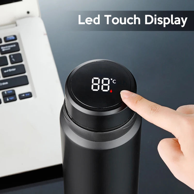 ThermoPro 1L Stainless Steel Bottle with Temperature Display - Smart travel thermos Readi Gear