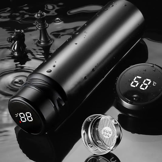 ThermoPro 1L Stainless Steel Bottle with Temperature Display - Smart travel thermos Readi Gear