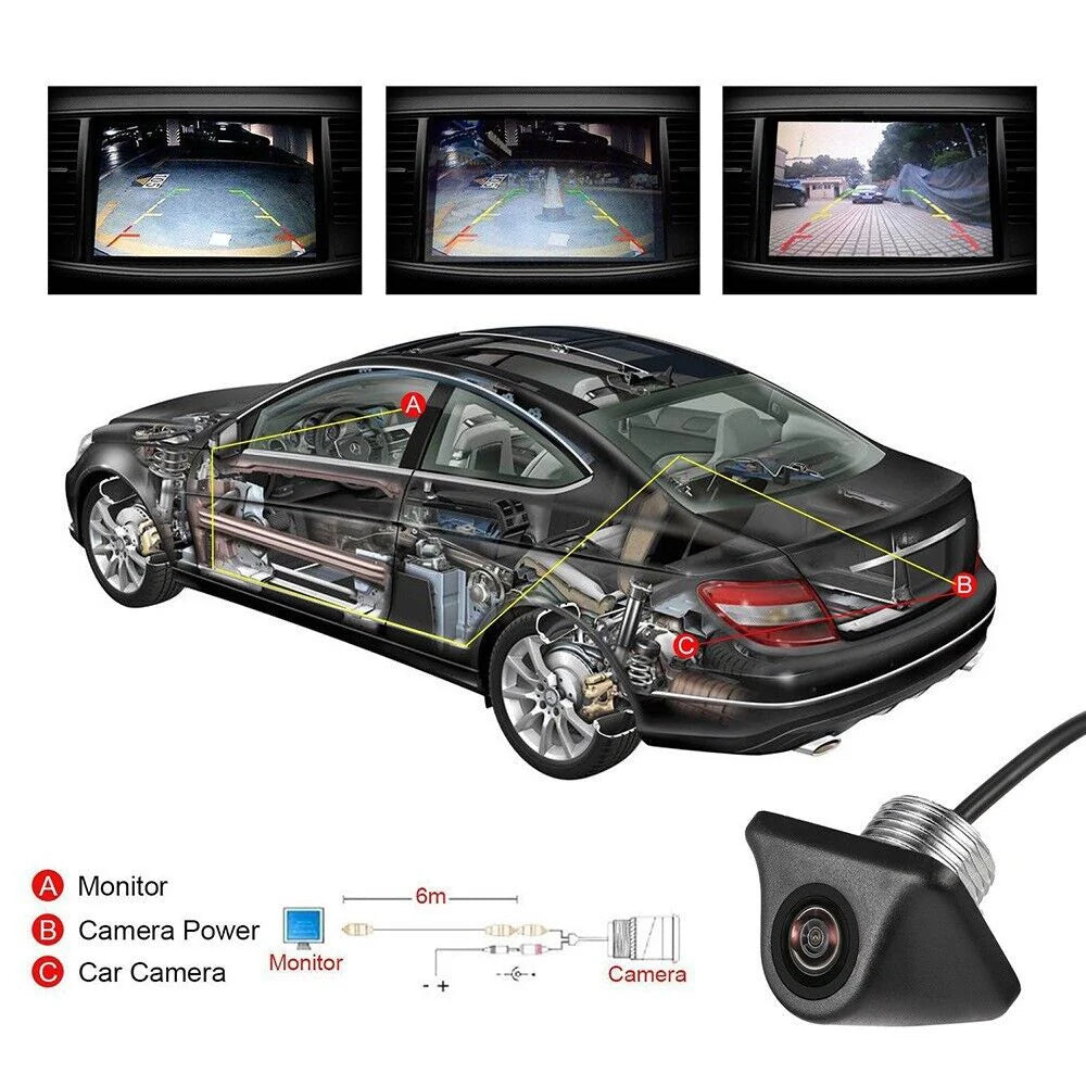 SafeDrive HD 1080P Backup Camera - Night Vision, 170° Wide Angle - Backup Camera Readi Gear