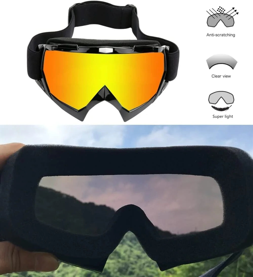 ProVision Motocross Goggles - High Impact, Anti-Fog, UV Protection - Motorcycle goggles Readi Gear