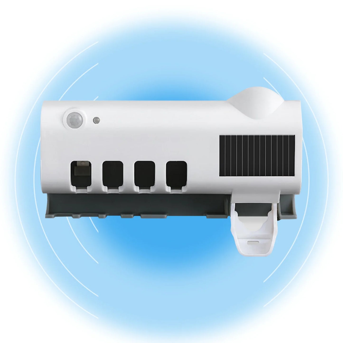 UV Light Toothbrush Holder & Automatic Dispenser - Clean & Sanitized Brushes - UV Light Toothbrush Holder & Automatic Dispenser - Clean & Sanitized Brushes Readi Gear