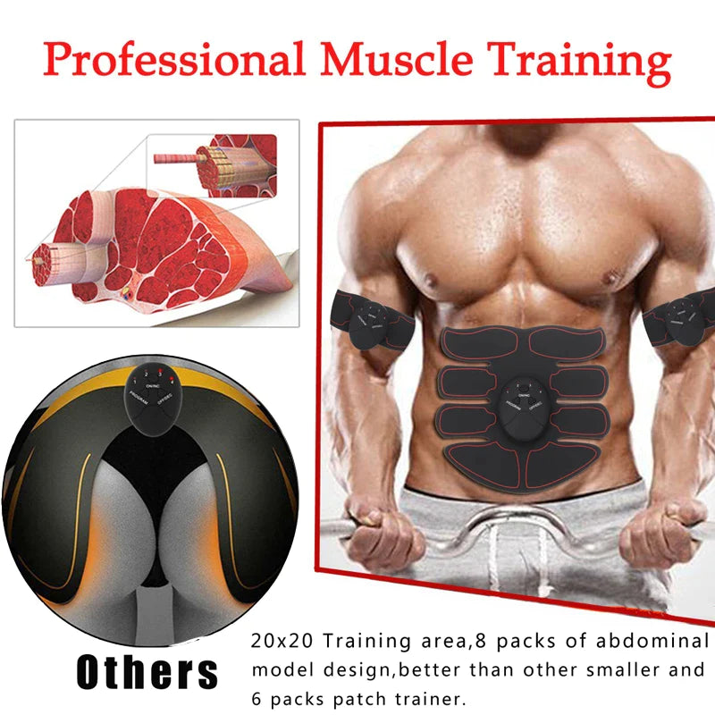 CoreMax EMS Toning Trainer: High-Intensity Abs, Arms & Hip Stimulator - EMS Toning Trainer Readi Gear