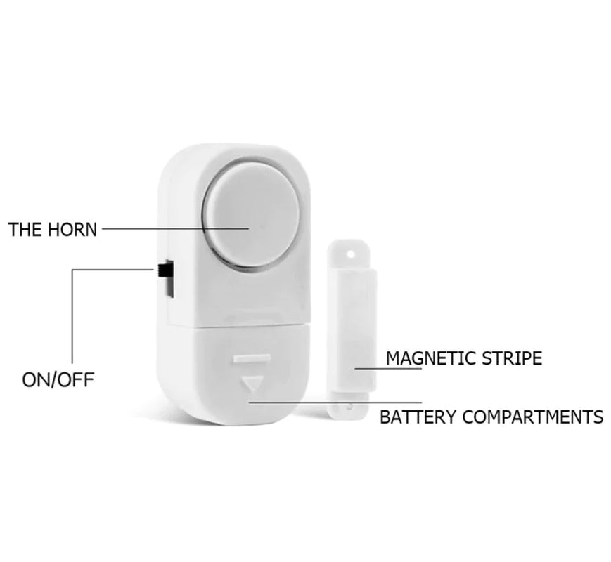SecureGuard Wireless Home Security Alarm System - 6 Pack - Security Alarms Readi Gear