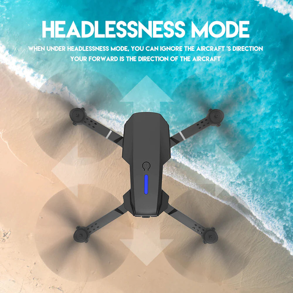 SkyCapture 4K HD Dual Camera Foldable Drone +4 Battery - Dual Camera Drone Readi Gear