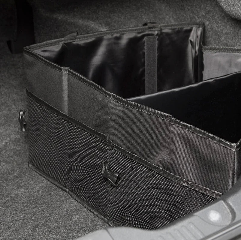 SmartCargo 40L Trunk Organizer - Folding Storage Bin with Mesh Pockets - Car cargo organizer Readi Gear
