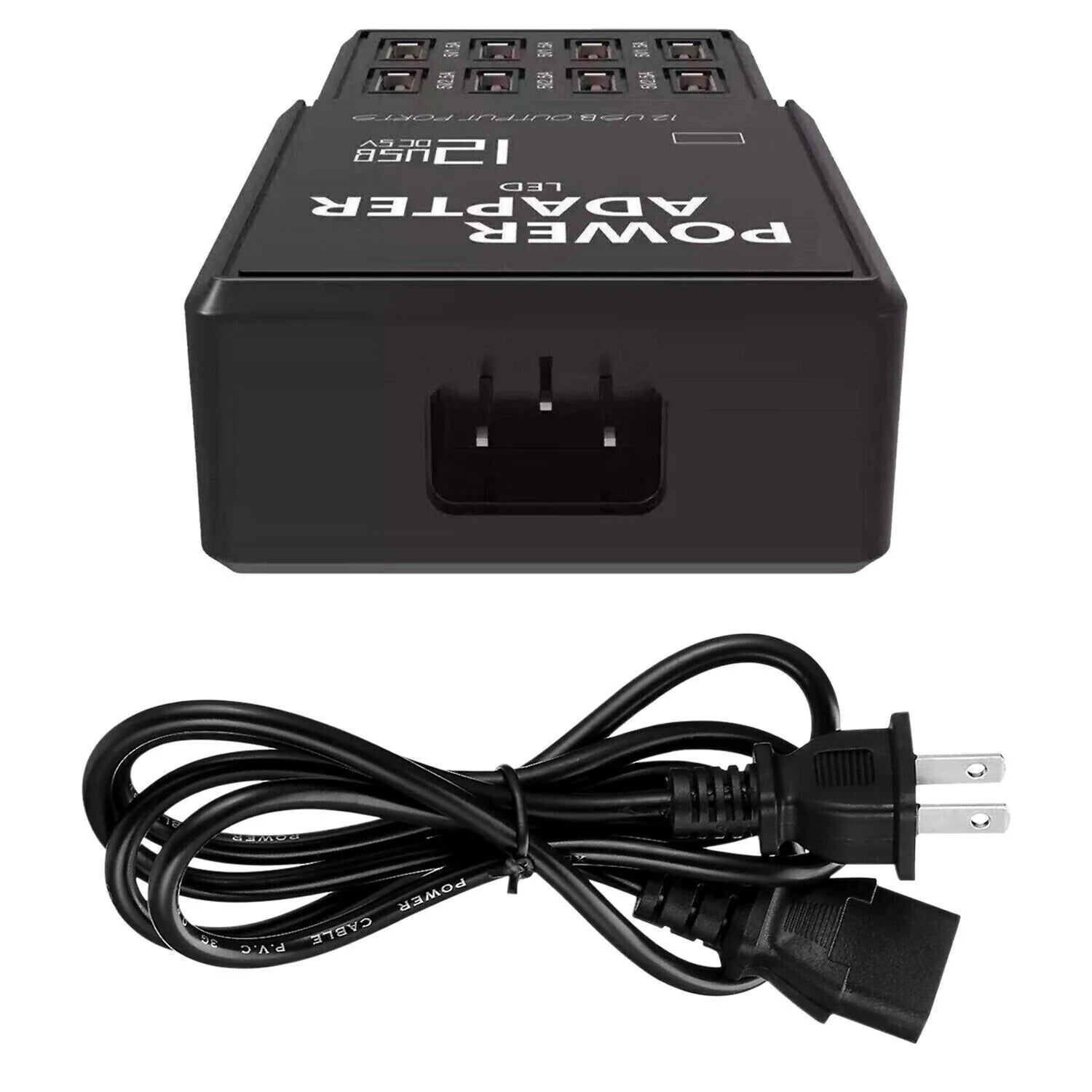 PowerPro 12-Port USB Charging Station: Desktop & Wall Charger Organizer - USB Charging Station Readi Gear