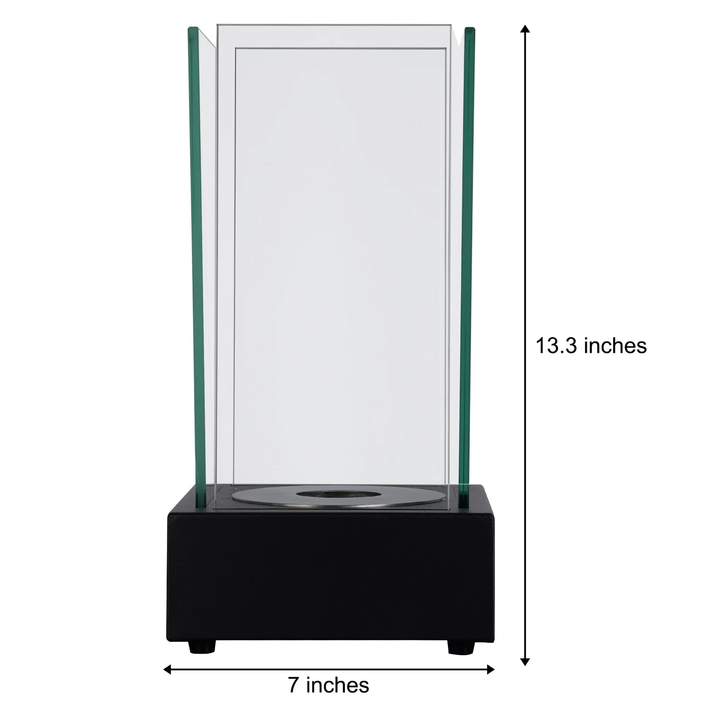 LodgeFire Bio Ethanol Indoor/Outdoor Smokeless Tabletop Fireplace - Tabletop fireplace Readi Gear