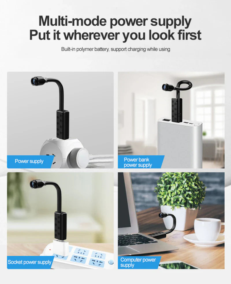 Mini Wireless Spy Camera - 1080P HD WiFi IP Cam with Night Vision - Hidden Wireless Spy Camera Readi Gear