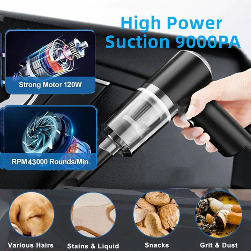 PowerVac Portable Handheld Cleaner - Portable Handheld Vacuum Readi Gear