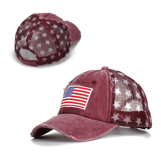 Star-Spangled Denim Baseball Cap