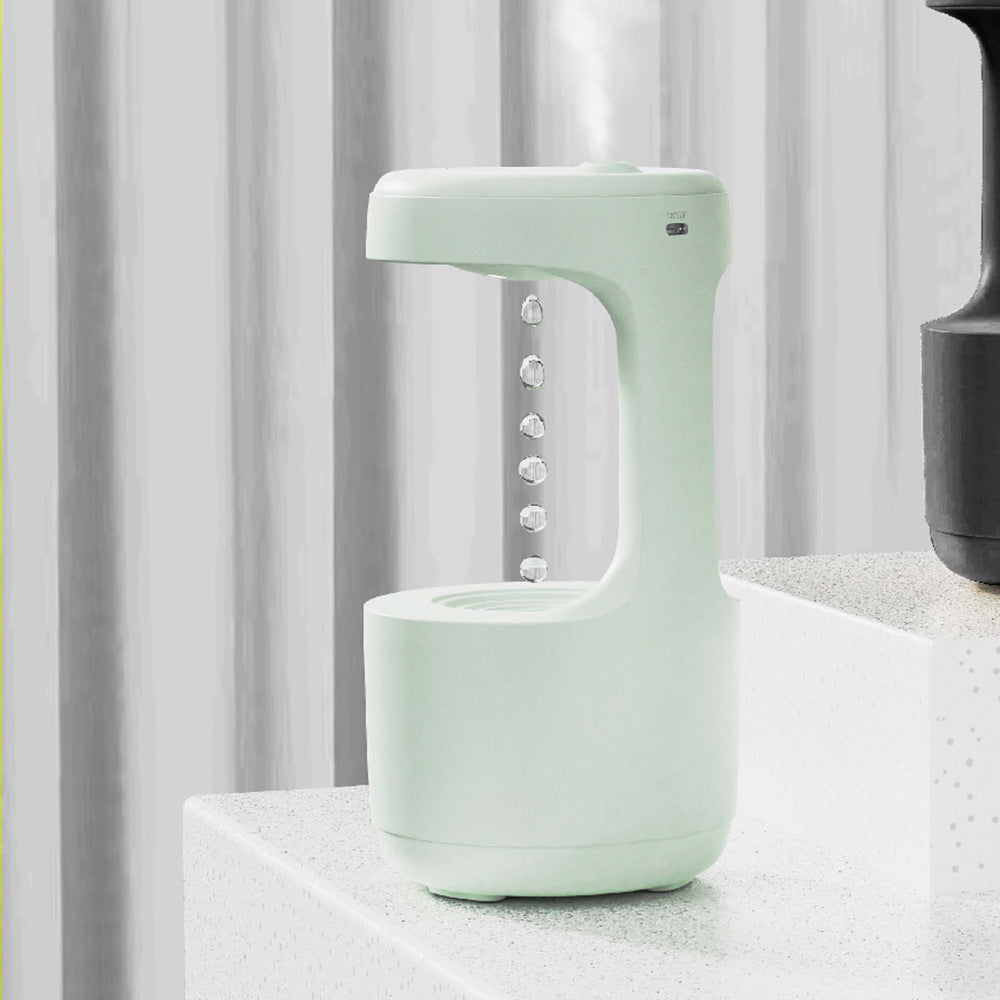 GravityFlow LED Humidifier - Anti-Gravity Mist, Aroma Diffuser & Clock - Anti gravity aroma diffuser Readi Gear