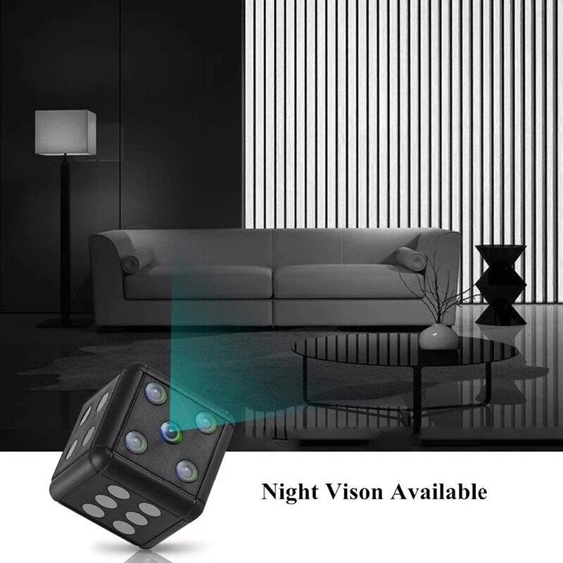 Mini Dice Spy Camera 1080P HD Night Vision with Motion Detection - Mini Dice Spy Camera 1080P HD Night Vision with Motion Detection Readi Gear