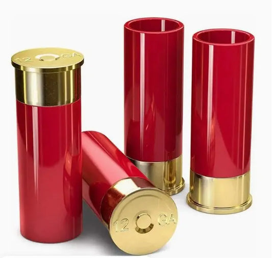 Shotgun Shell Shot Glasses - 4 Piece Set