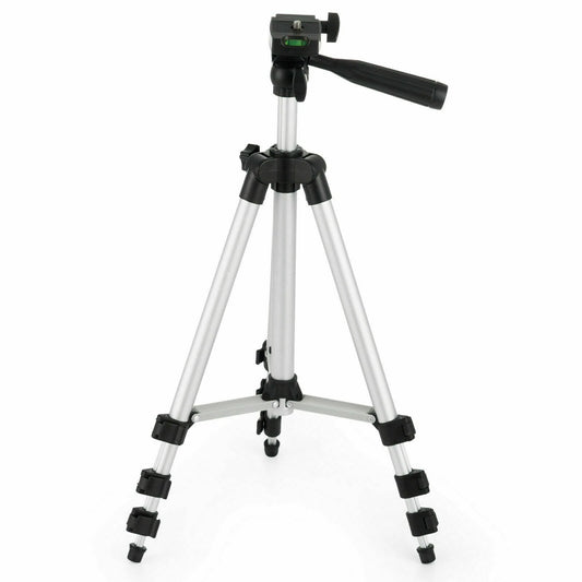 360° Swivel Camera Tripod Stand & Phone Holder for iPhone, Samsung + Bag - Readi Gear