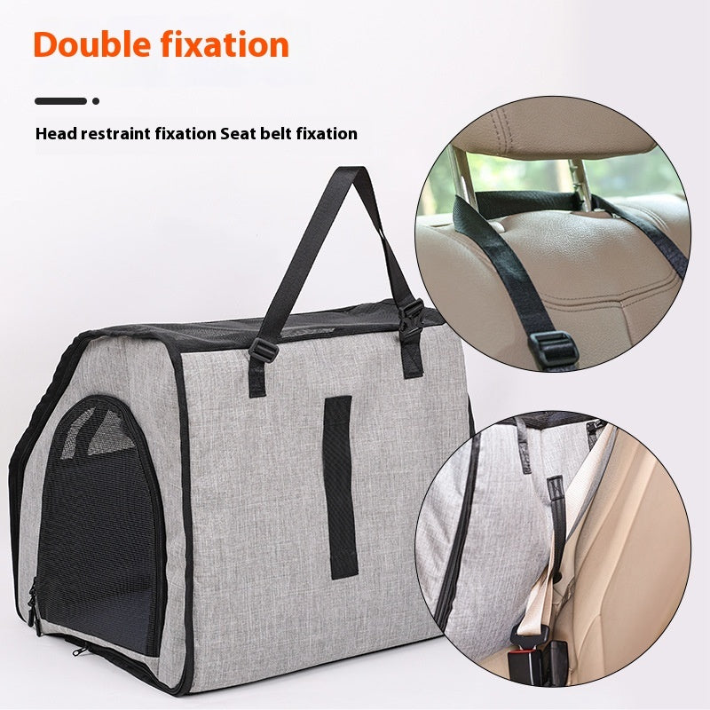 PawSafe Foldable Waterproof Car Kennel & Seat Mat - Pet Car Carrier Readi Gear