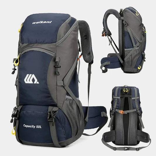 RidgeRunner 50L Large Capacity Waterproof Hiking Backpack - RidgeRunner 50L Large Capacity Waterproof Hiking Backpack Readi Gear