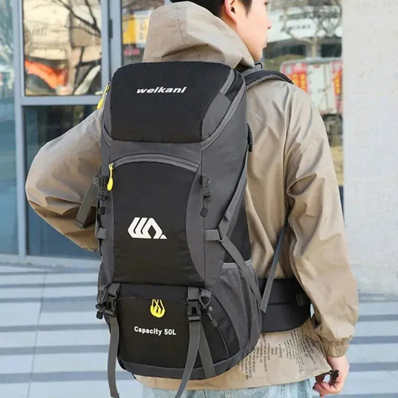 RidgeRunner 50L Large Capacity Waterproof Hiking Backpack - RidgeRunner 50L Large Capacity Waterproof Hiking Backpack Readi Gear