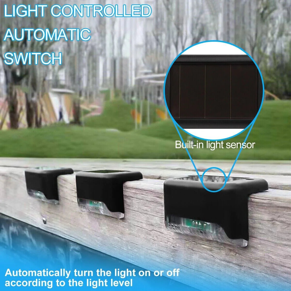 SolarGlow Outdoor Lights for Decks, Steps and Fences (8-Pack) - SolarGlow Outdoor Lights for Decks, Steps and Fences (8-Pack) Readi Gear