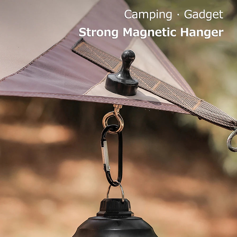 Heavy Duty Magnetic Carabiner Tent Clip for Hanging Gear - 5 Pack - Magnetic carabiner tent clip Readi Gear