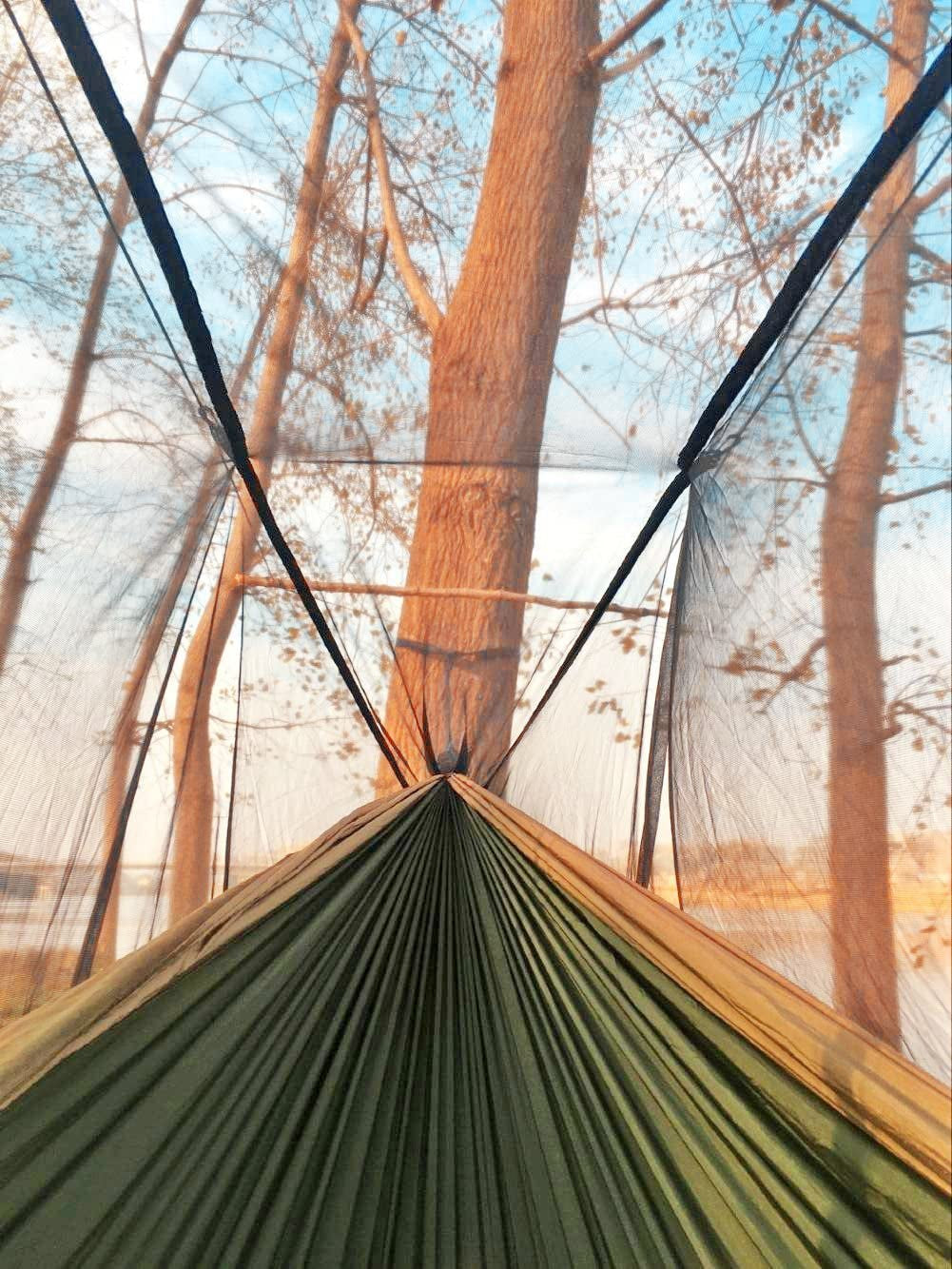 Outlander 2-Person Hammock Tent with Net & Straps - Adventure-Ready - Hammock tent with mosquito net Readi Gear
