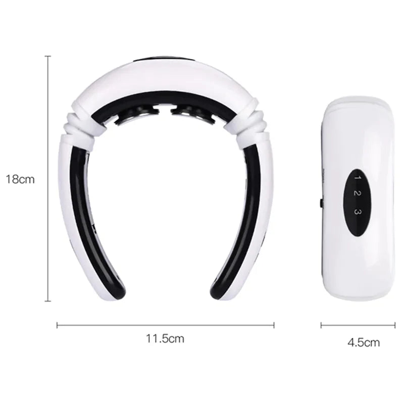 Electric Pulse Neck Massager for Pain Relief - 8 Modes & Magnetic Therapy - Readi Gear