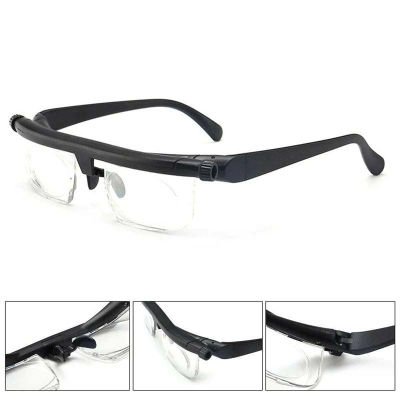 VisionMaster Dial Adjustable Glasses: Variable Focus Eyewear for Any Distance - Readi Gear