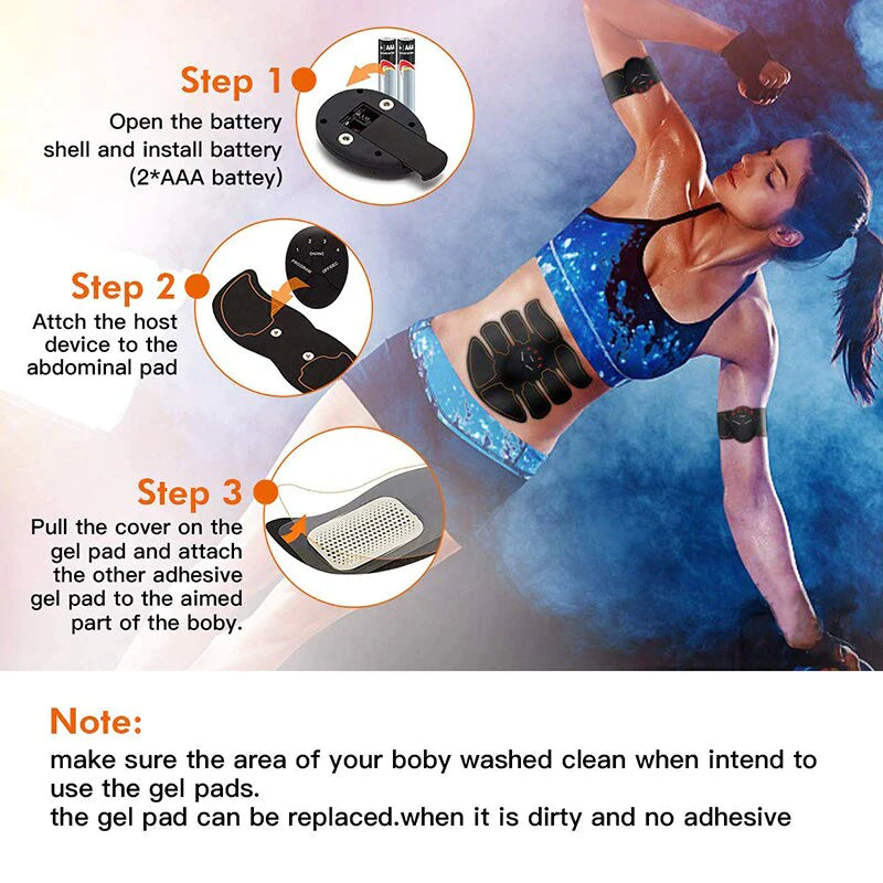 CoreMax EMS Toning Trainer: High-Intensity Abs, Arms & Hip Stimulator - EMS Toning Trainer Readi Gear