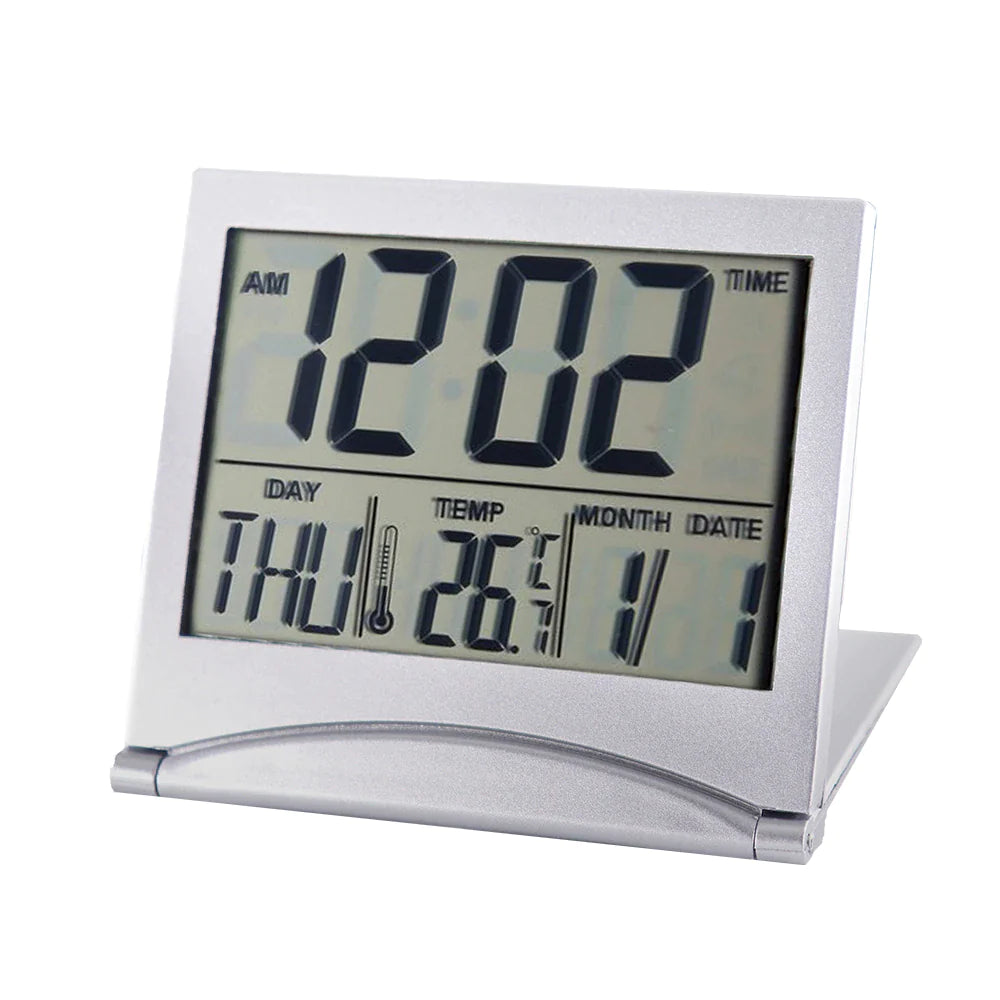 TravelMaster Multifunctional Foldable Alarm Clock - Multifunctional Foldable Alarm Clock Readi Gear