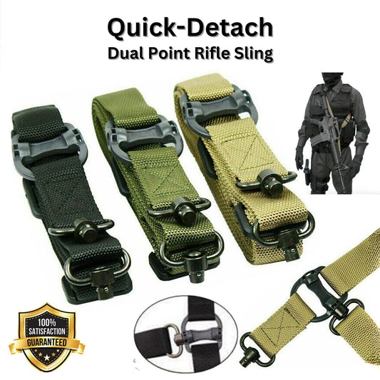 Quick-Detach Dual Point Rifle Sling