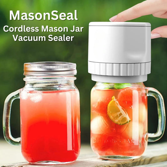 MasonSeal Cordless Mason Jar Vacuum Sealer