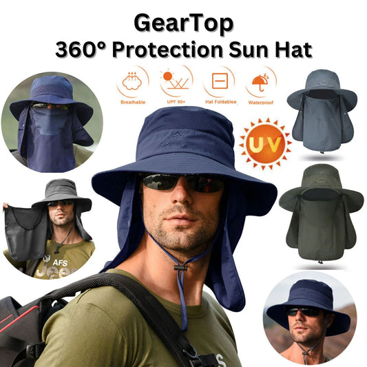 GearTop 360° Protection Sun Hat