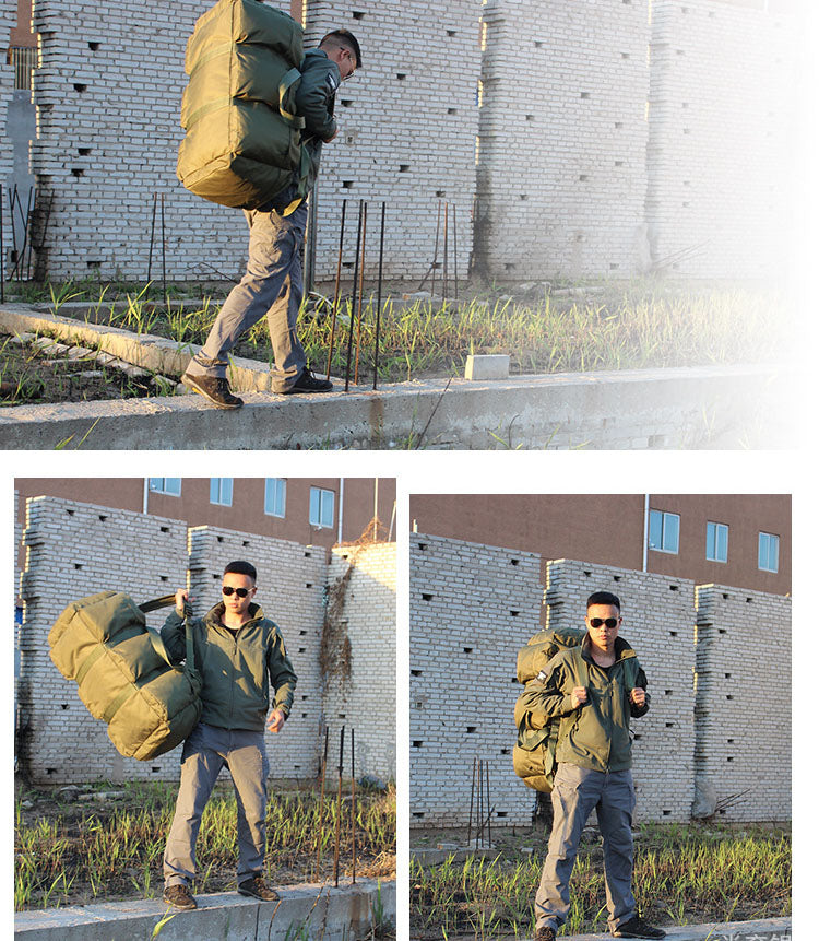 Extra Large 100L Heavy Duty Camping Backpack/Duffel - Military Grade, Waterproof with Multiple Pockets - Extra Large 100L Heavy Duty Camping Backpack/Duffel - Military Grade, Waterproof with Multiple Pockets Readi Gear