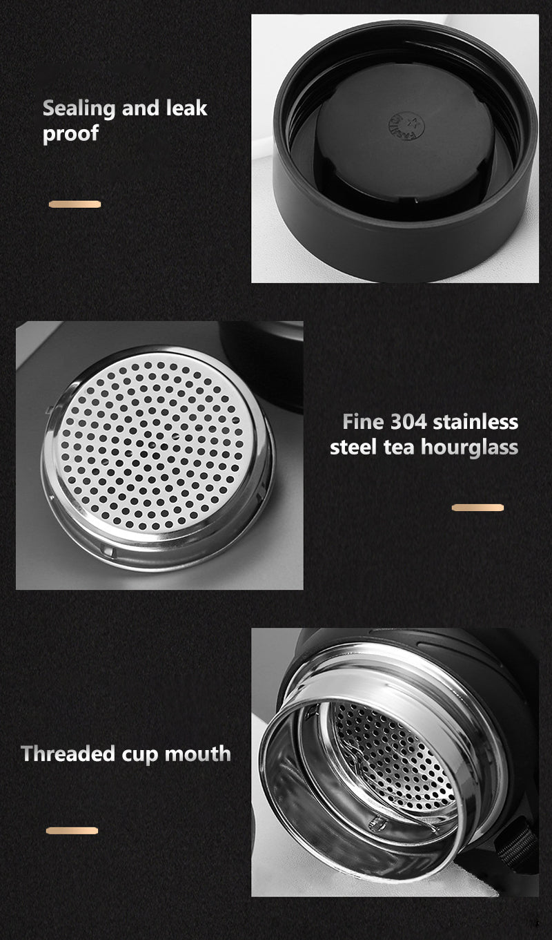 ThermoPro 1L Stainless Steel Bottle with Temperature Display - Smart travel thermos Readi Gear