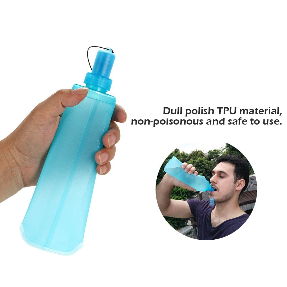 HydroFold Collapsible Survival Water Bottle - BPA & PVC Free - Folding Water Bottle Readi Gear