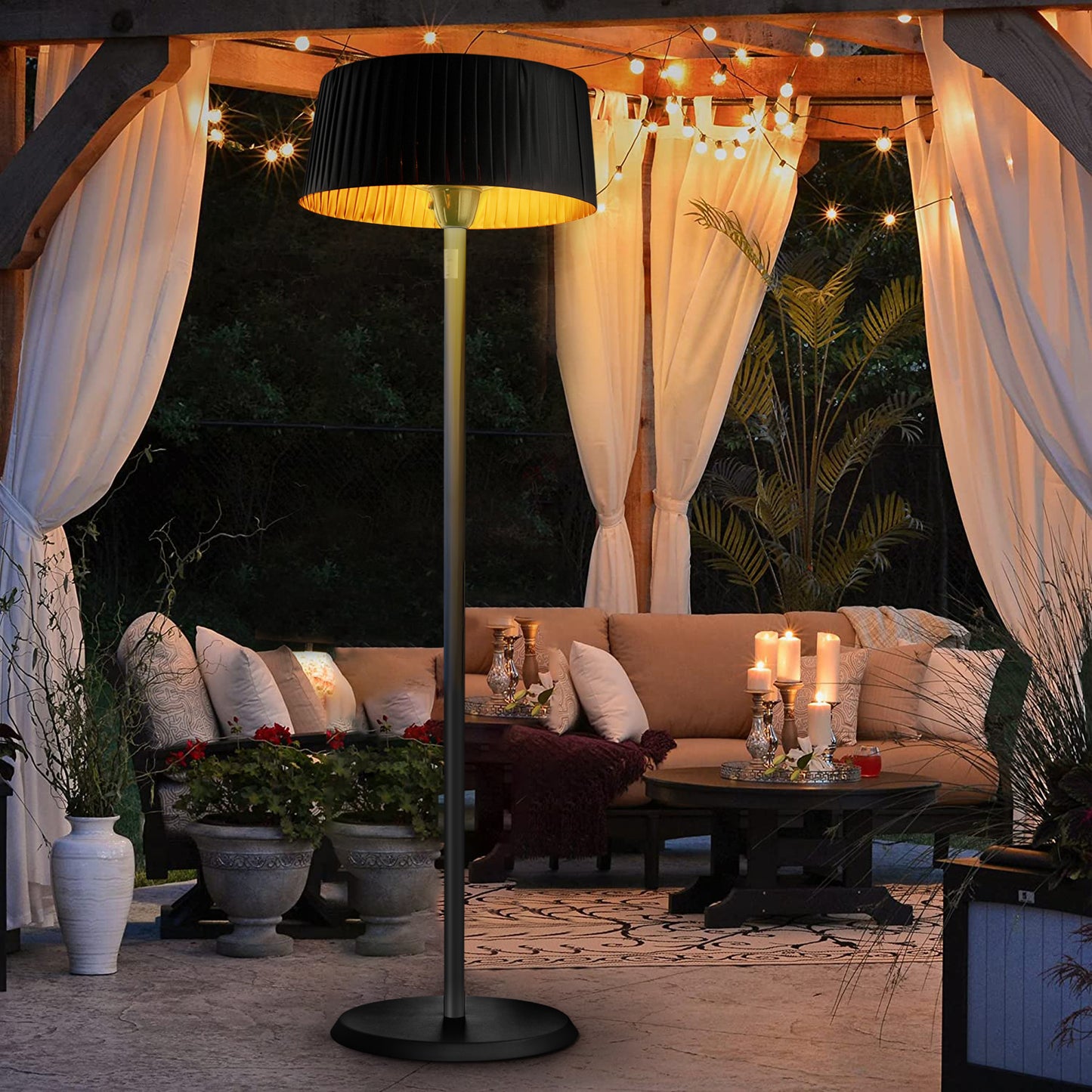 ThermaLight 1500W Heater Lamp - Elegant Warmth for Indoors & Outdoors - Outdoor heater lamp Readi Gear