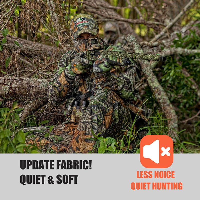 StealthCamo Waterproof Hooded Tactical Jacket - Warm Fleece, Windproof, Silent - Camouflage Jacket Readi Gear