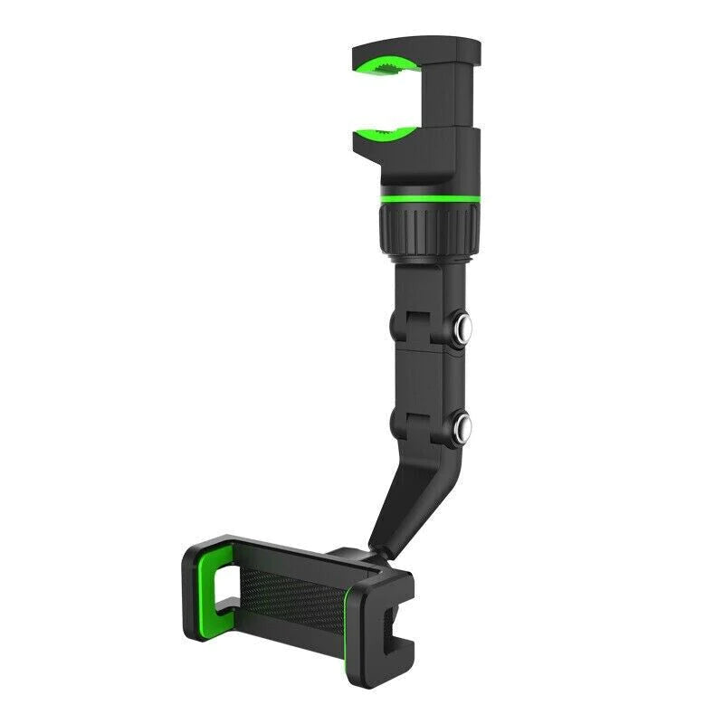 360° Rotating Rearview Mirror Phone Mount - Universal Car Clip - 360 degree rotating cell phone car mount Readi Gear
