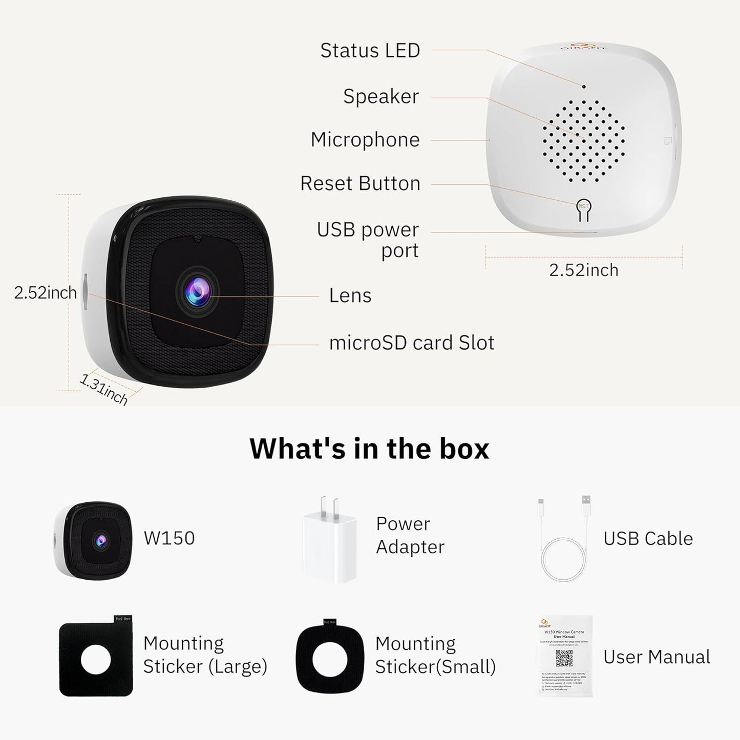 PerimeterWatch 2K Window Cam – Indoor Mount for Outdoor Security - Readi Gear