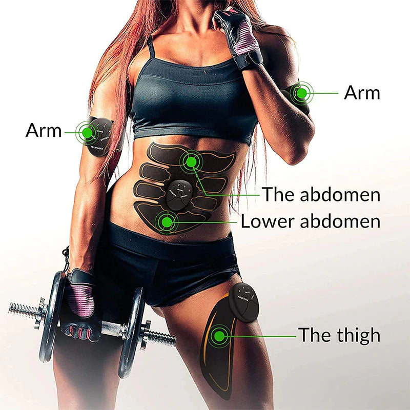 CoreMax EMS Toning Trainer: High-Intensity Abs, Arms & Hip Stimulator - EMS Toning Trainer Readi Gear