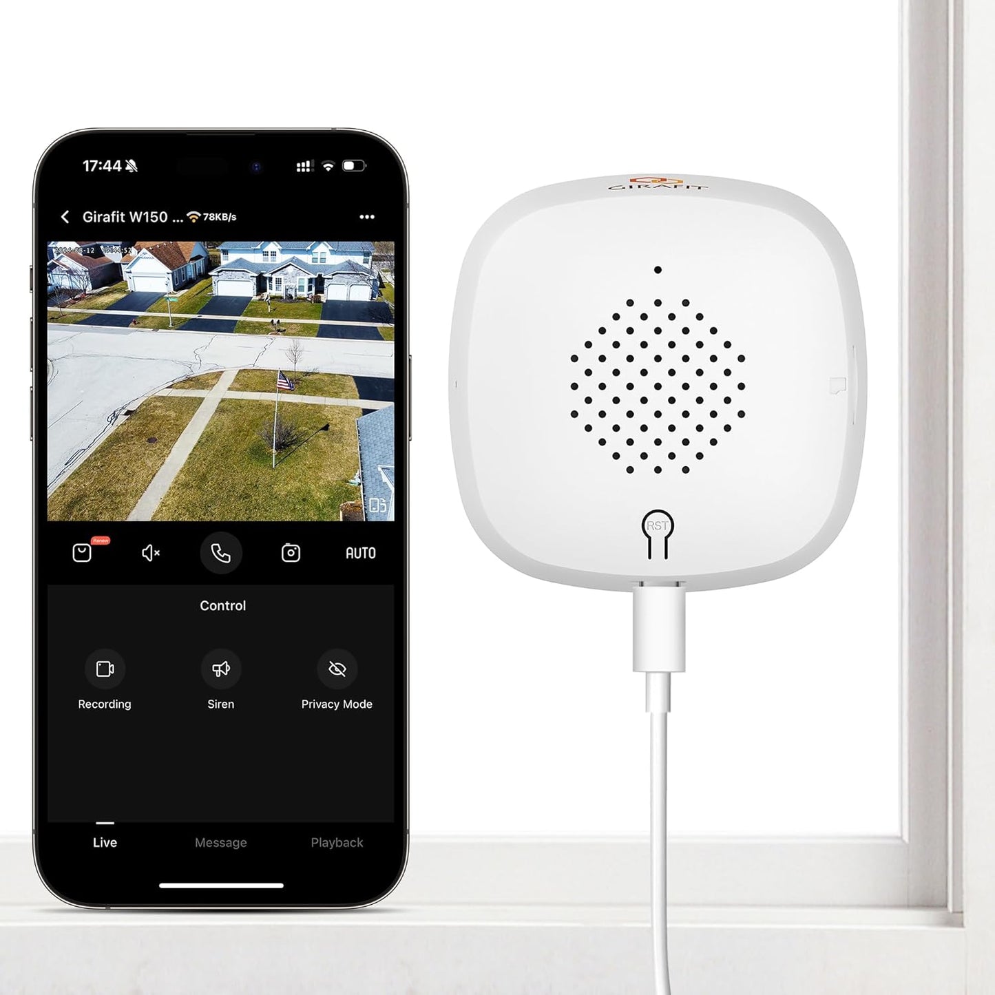 PerimeterWatch 2K Window Cam – Indoor Mount for Outdoor Security - Readi Gear