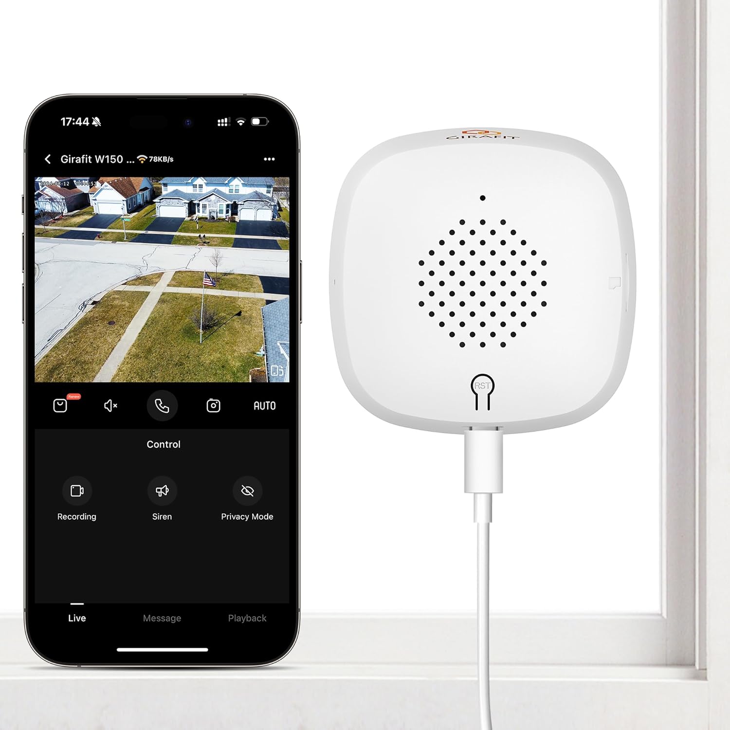 PerimeterWatch 2K Window Cam – Indoor Mount for Outdoor Security - Readi Gear